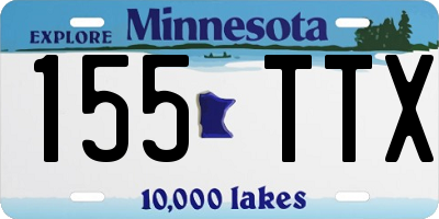 MN license plate 155TTX