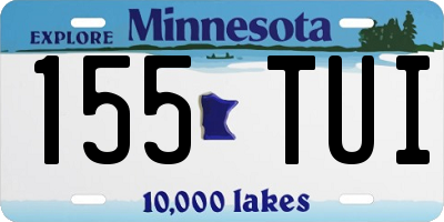 MN license plate 155TUI