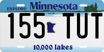 MN license plate 155TUT