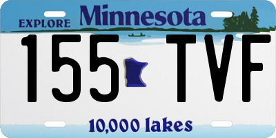 MN license plate 155TVF