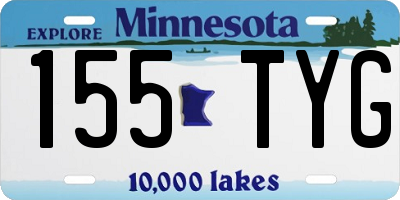 MN license plate 155TYG