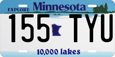 MN license plate 155TYU