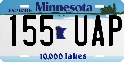 MN license plate 155UAP