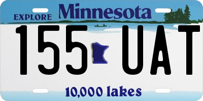 MN license plate 155UAT