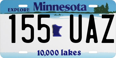 MN license plate 155UAZ