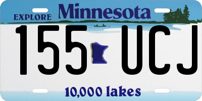MN license plate 155UCJ