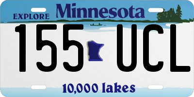 MN license plate 155UCL