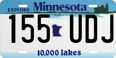 MN license plate 155UDJ