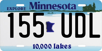 MN license plate 155UDL