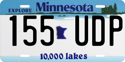 MN license plate 155UDP