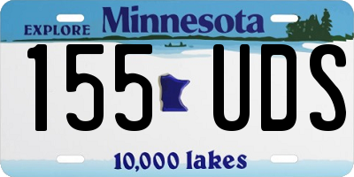 MN license plate 155UDS