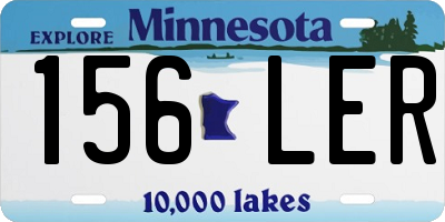 MN license plate 156LER