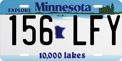 MN license plate 156LFY