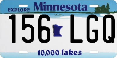 MN license plate 156LGQ