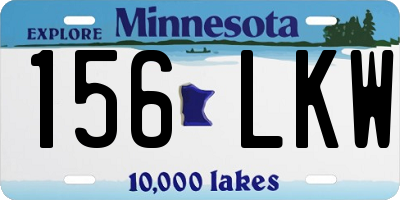 MN license plate 156LKW