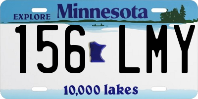 MN license plate 156LMY