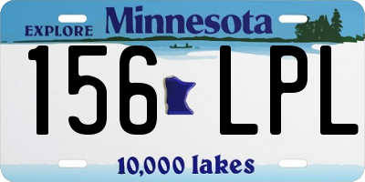 MN license plate 156LPL