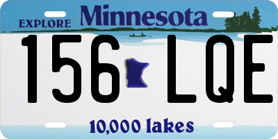 MN license plate 156LQE