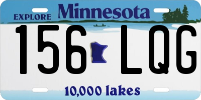 MN license plate 156LQG