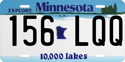 MN license plate 156LQQ