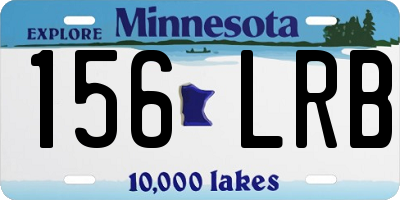MN license plate 156LRB