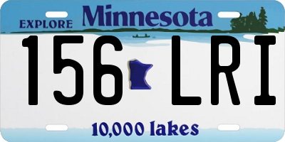 MN license plate 156LRI