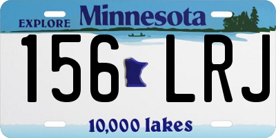 MN license plate 156LRJ