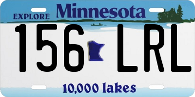 MN license plate 156LRL