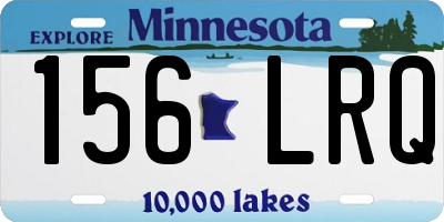 MN license plate 156LRQ