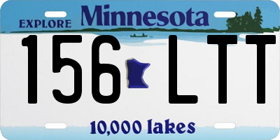 MN license plate 156LTT