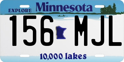 MN license plate 156MJL