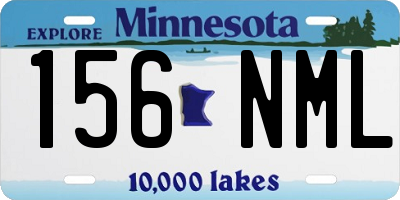 MN license plate 156NML