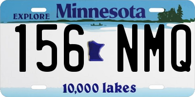 MN license plate 156NMQ