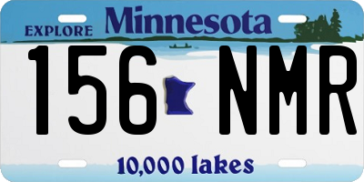 MN license plate 156NMR