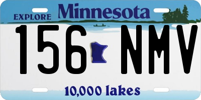 MN license plate 156NMV