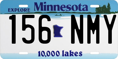 MN license plate 156NMY
