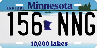MN license plate 156NNG
