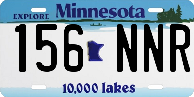 MN license plate 156NNR