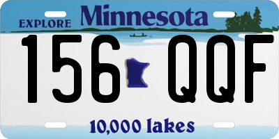 MN license plate 156QQF