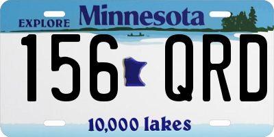MN license plate 156QRD