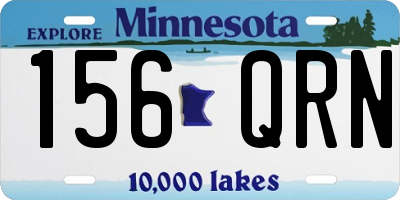 MN license plate 156QRN