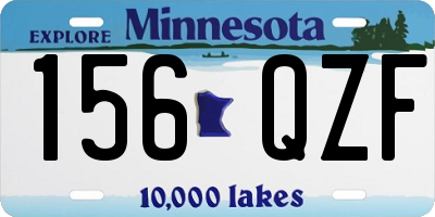 MN license plate 156QZF