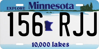 MN license plate 156RJJ