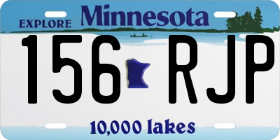 MN license plate 156RJP