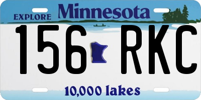 MN license plate 156RKC