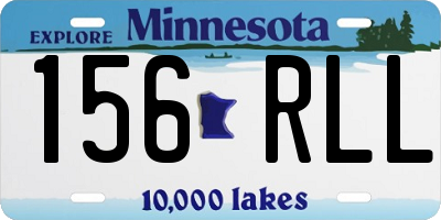 MN license plate 156RLL