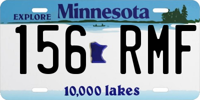 MN license plate 156RMF
