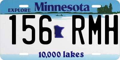 MN license plate 156RMH