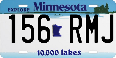 MN license plate 156RMJ