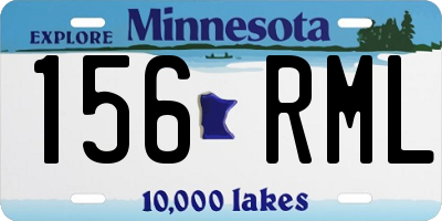 MN license plate 156RML